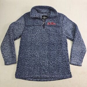 Boxercraft Old‎ Miss Fleece Sherpa 1/4 Zip Pullover Jacket Sweatshirt Sweater M